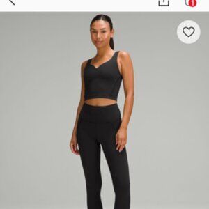 NWOT Lululemon Wunder Train Sweetheart Tank SZ 8 in navy